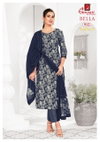 Bella Vol 9 By Ganpati Cotton Printed Kurti With Pant Dupatta Suppliers In India